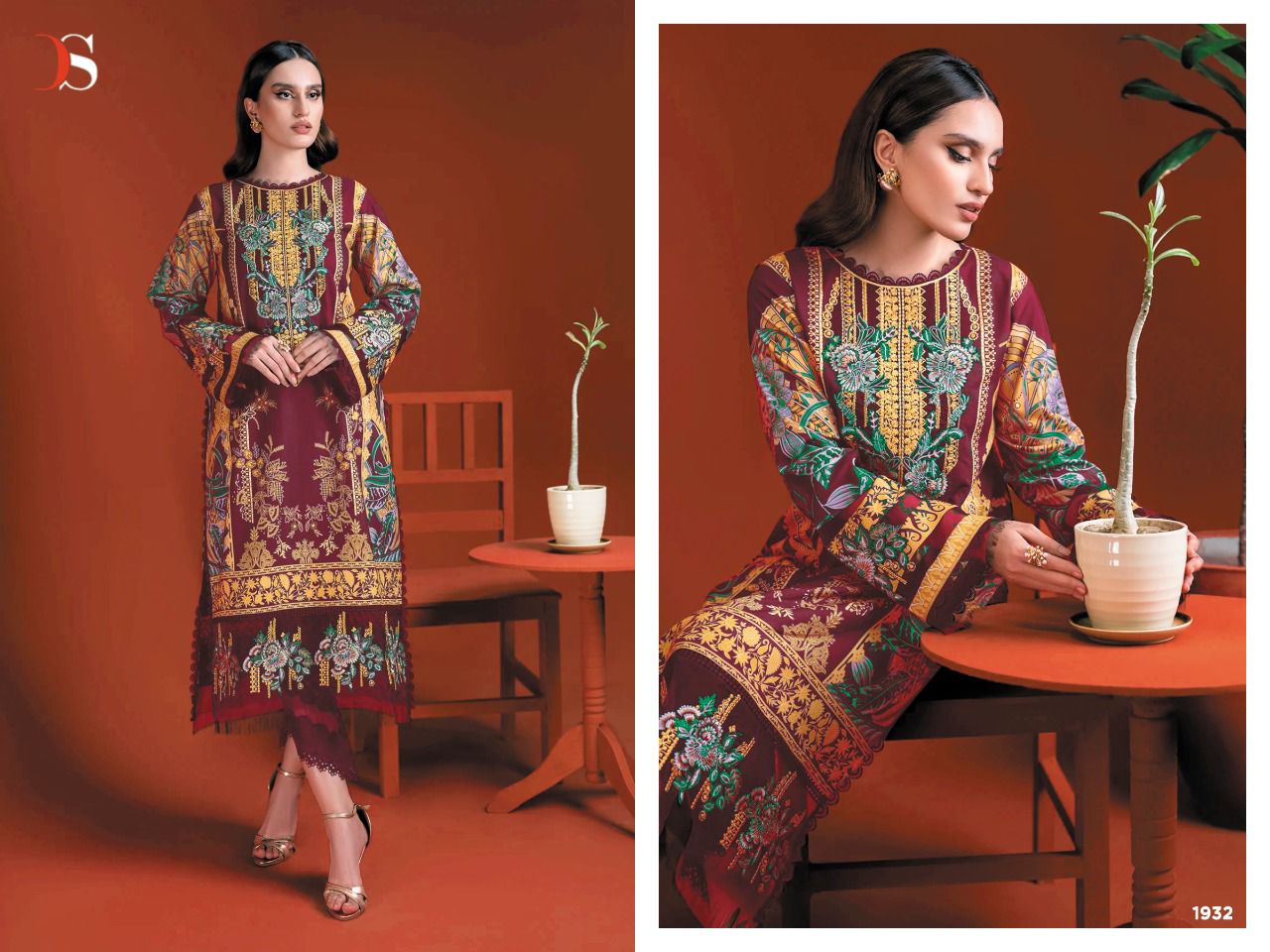 Deepsy Firdous Solitaire Casual Wear Embroidered Wholesale Pakistani Salwar Suits
